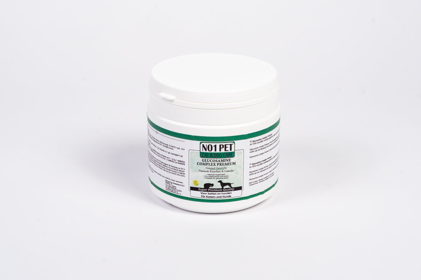 Glucosamine Complex Premium voor Honden en Katten - Gewricht Gezond - 400 gram