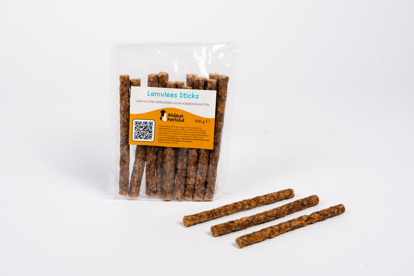 Lamvlees Sticks - Kattensnacks - Lam 100 gram